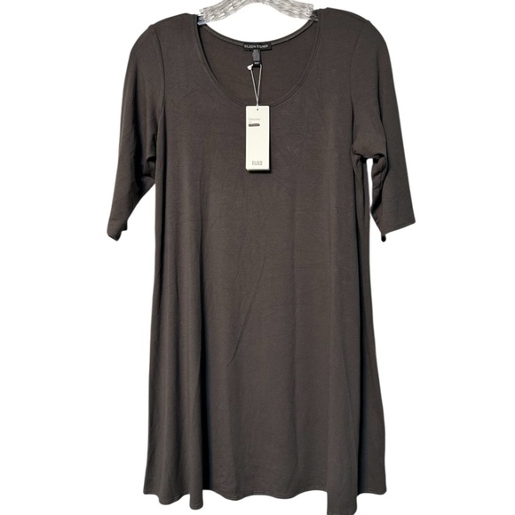 NWT Eileen Fisher Women's gray viscose Tunic Top - Picture 4 of 8